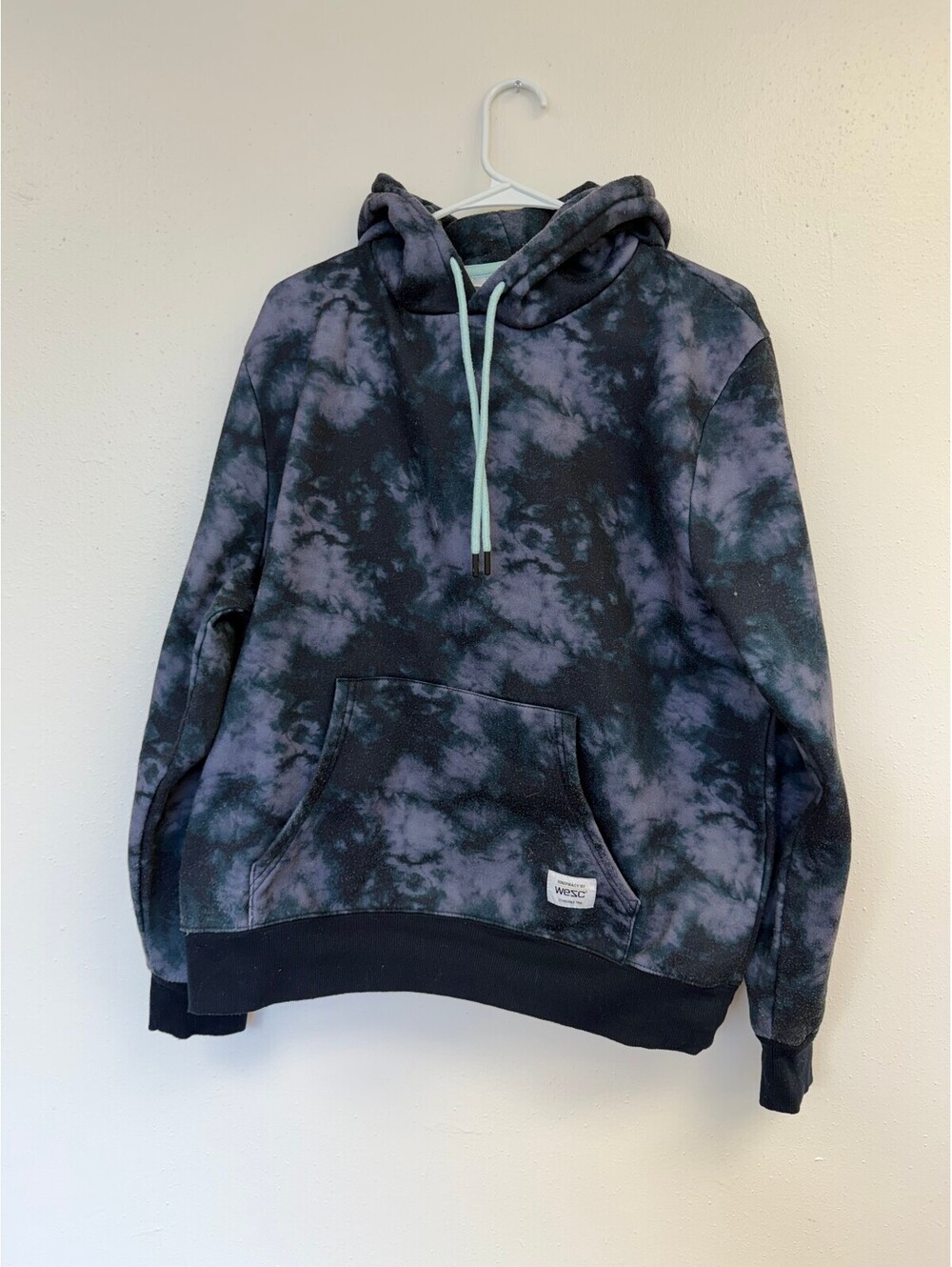 WESC Women's XL Tie-Dye Hoodie Sweatshirt